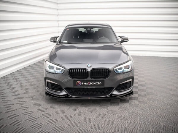 Alternative view of Maxton Design Gloss Black Front Splitter V.3 For BMW 1 Series F20 F21 M Sport LCI