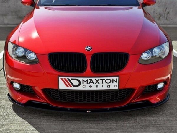 Alternative view of Maxton Design Gloss Black Front Splitter For BMW 3 Series E92 M Sport Pre LCI