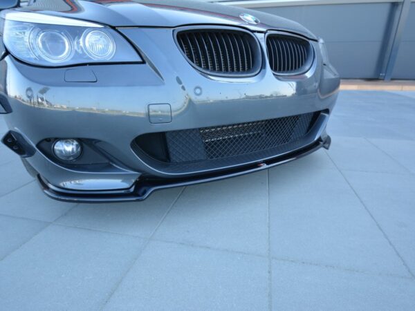 Alternative view of Maxton Design Gloss Black Front Splitter For BMW 5 Series E60 E61 M Sport