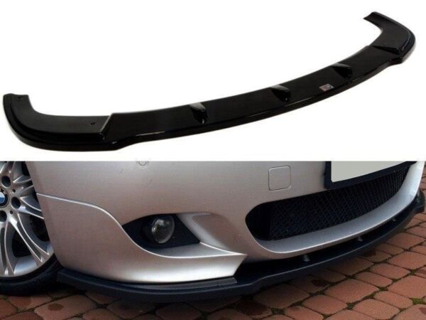 Alternative view of Maxton Design Gloss Black Front Splitter For BMW 5 Series E60 M Sport