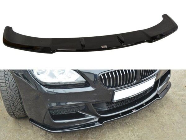 Alternative view of Maxton Design Gloss Black Front Splitter for BMW 6 Series F06 F12 F13 M Sport