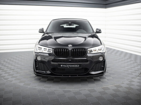 Alternative view of Maxton Design Gloss Black Front Splitter For BMW X4 F26 M Sport