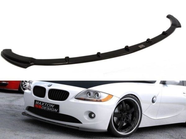 Alternative view of Maxton Design Gloss Black Front Splitter V.1 For BMW Z4 E85 E86 Pre LCI