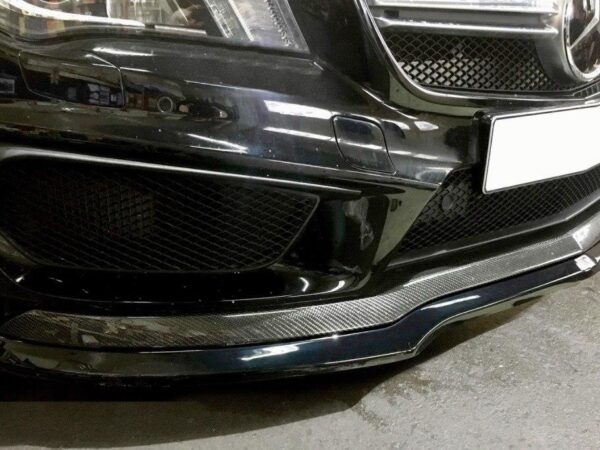 Alternative view of Maxton Design Gloss Black Front Splitter V.1 For Mercedes-Benz AMG CLA45 C117