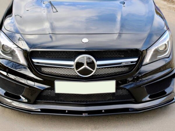 Alternative view of Maxton Design Gloss Black Front Splitter V.2 For Mercedes-Benz AMG CLA45 C117