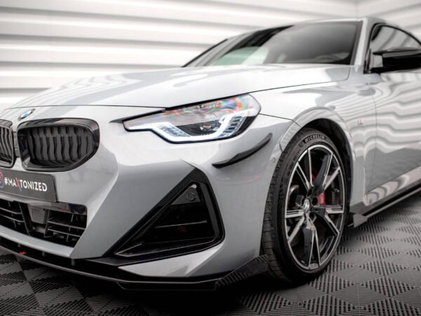 Pol po front bumper wings canards bmw 2 coupe m pack m240i g42 17609 3