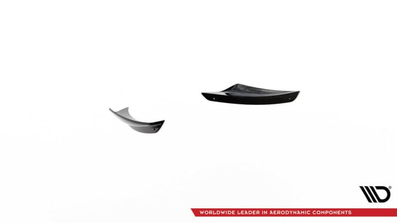 Maxton design gloss black front bumper canards for bmw 2 series g42 m240i m sport