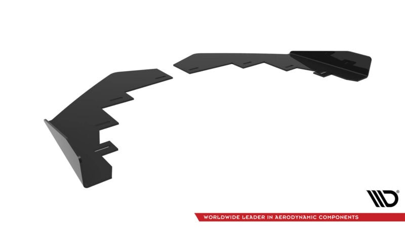 Maxton design matte black front flaps for bmw 2 series g42 m240i m sport