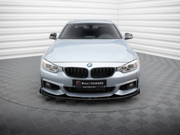 Alternative view of Maxton Design Gloss Black Front Flaps For BMW 4 Series F32 F33 F36 M Sport