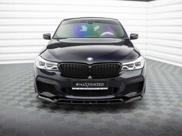 Alternative view of Maxton Design Gloss Black Front Splitter BMW 6 Series GT G32 M Sport