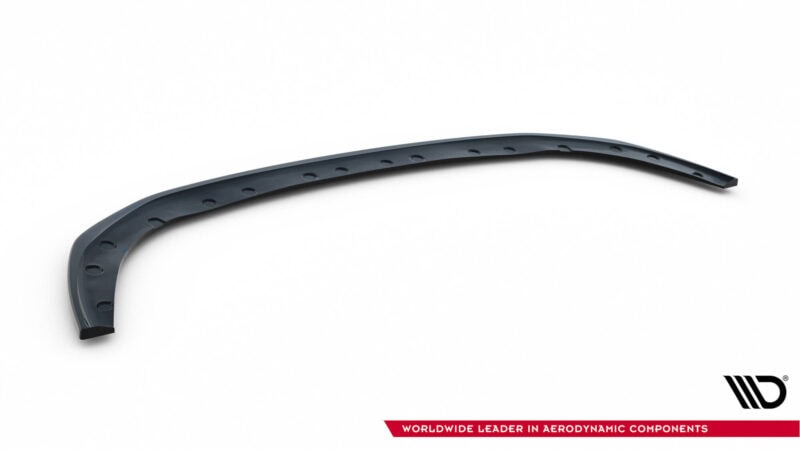 Maxton design gloss black front splitter extension for bmw f40 m135i m performance - image 7