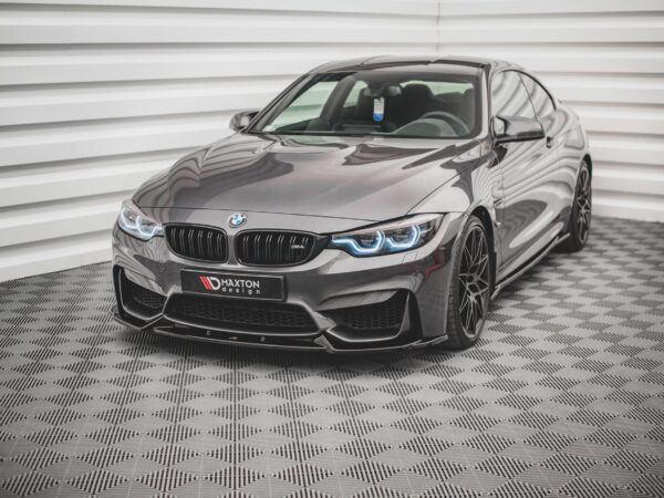 Alternative view of Maxton Design Gloss Black Front Splitter For BMW M4 F82