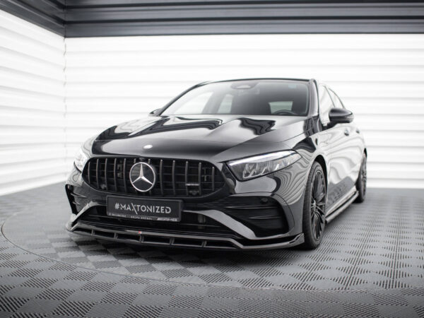 Pol po front splitter mercedes amg a35 w177 facelift 19901 3
