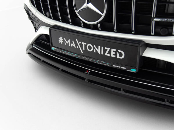 Pol po front splitter mercedes amg cla 35 coupe shooting brake c118 facelift x118 facelift 22155 4