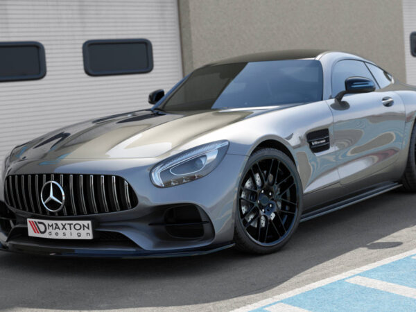 Pol po front splitter mercedes amg gt s c190 facelift 20404 8