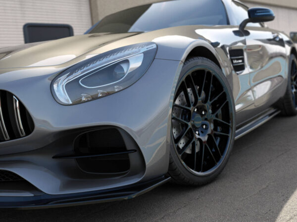 Pol po front splitter mercedes amg gt s c190 facelift 20404 9