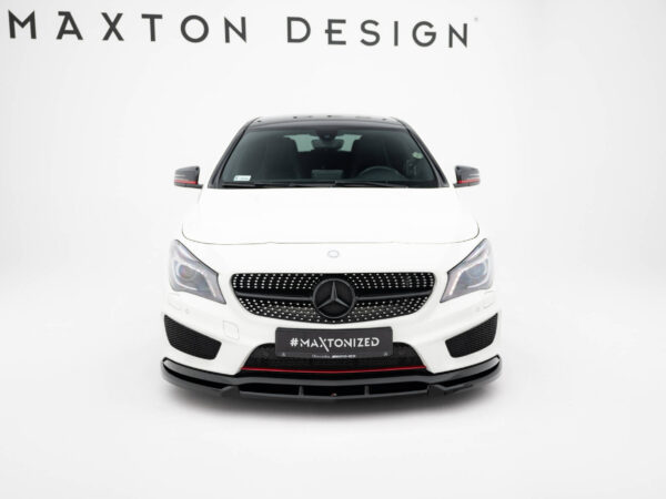 Alternative view of Maxton Design Gloss Black Front Splitter For Mercedes-Benz AMG CLA117