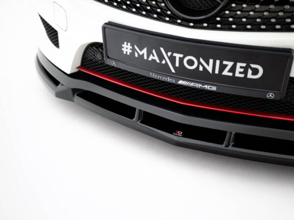 Pol po front splitter mercedes benz cla amg line c117 21386 6