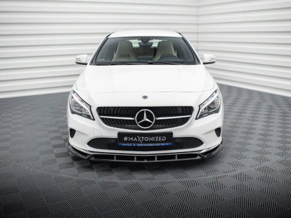 Alternative view of Maxton Design Gloss Black Front Splitter For Mercedes-Benz C117 LCI