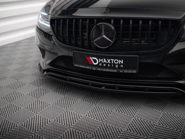 Pol po front splitter mercedes benz cls c218 facelift 19830 3