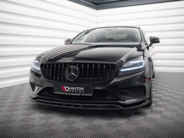 Pol po front splitter mercedes benz cls c218 facelift 19830 4