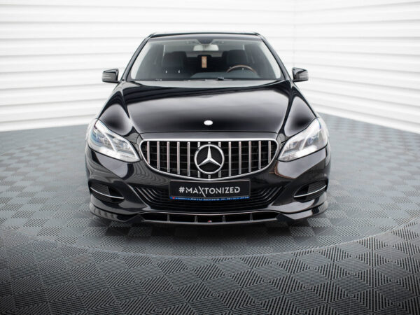 Alternative view of Maxton Design Gloss Black Front Splitter For Mercedes-Benz W212 LCI