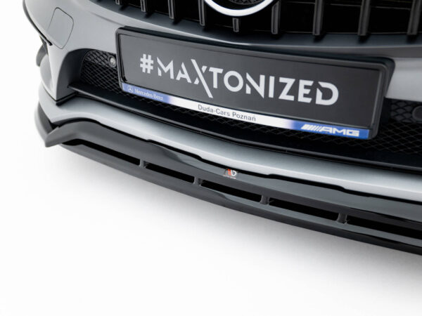 Pol po front splitter mercedes benz gla 45 amg off roader x156 22062 4