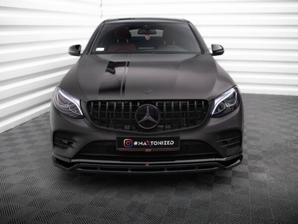 Alternative view of Maxton Design Gloss Black Front Splitter For Mercedes-Benz AMG GLC43 C253