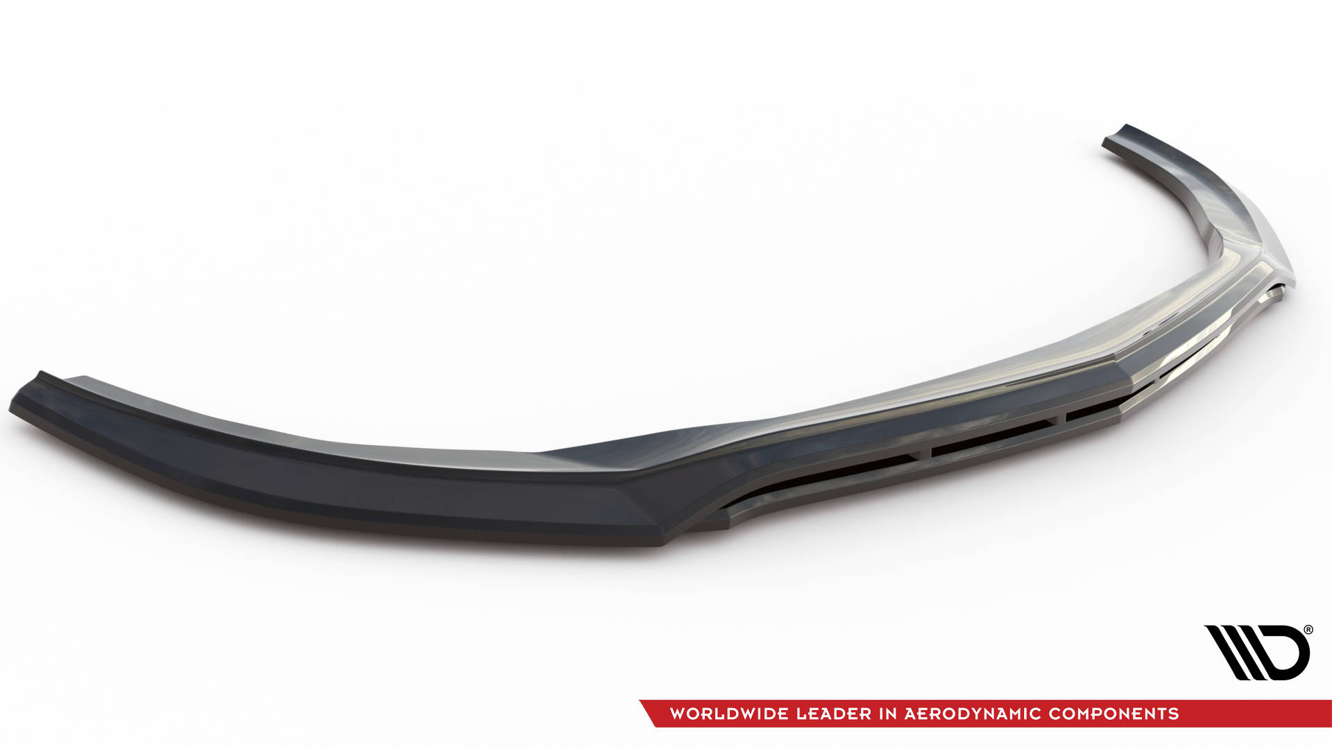 Maxton design gloss black front splitter for mercedes-benz amg w223 - image 5