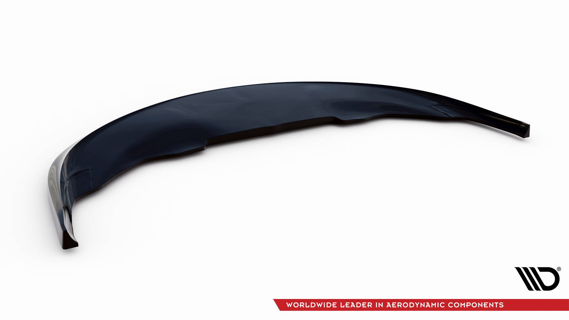 Maxton design gloss black front splitter for porsche boxster 987 - image 4