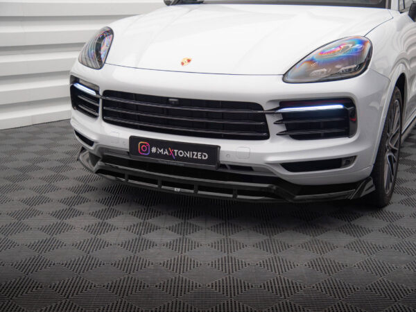 Pol po front splitter porsche cayenne coupe suv mk3 20172 3