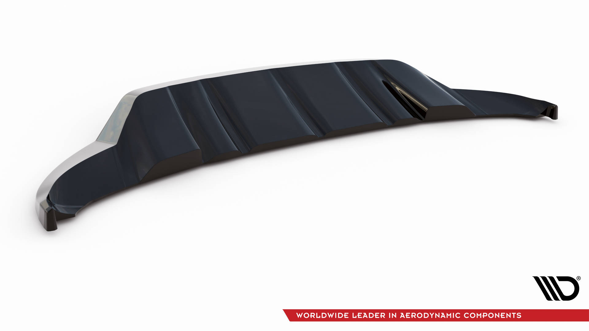 Maxton design gloss black front splitter for porsche cayenne 92a mk2 - image 5