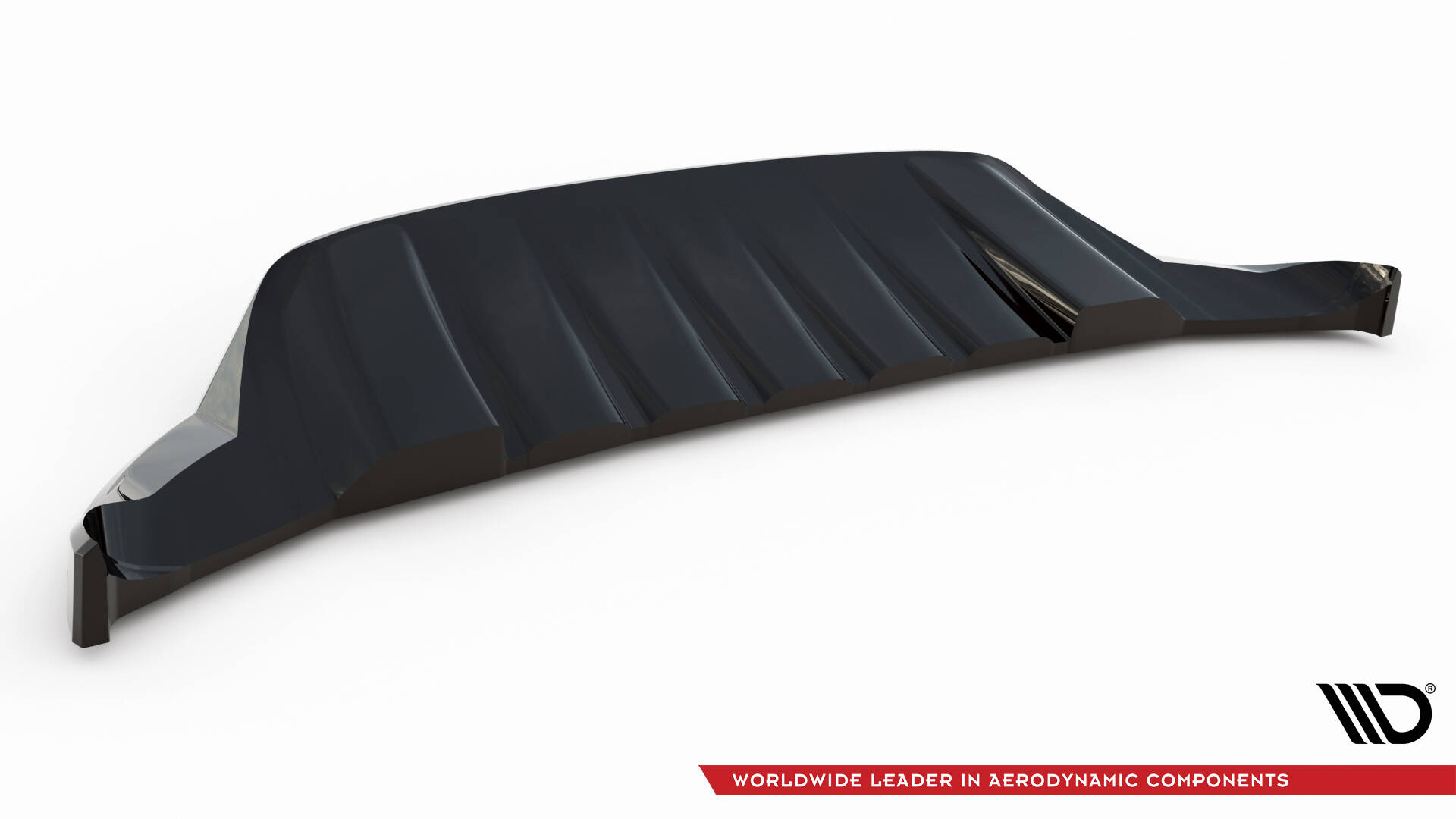 Maxton design gloss black front splitter for porsche cayenne 92a mk2 facelift - image 7