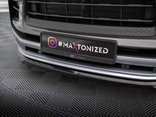 Alternative view of Maxton Design Gloss Black Front Splitter For Porsche Macan 95B Mk1 Facelift