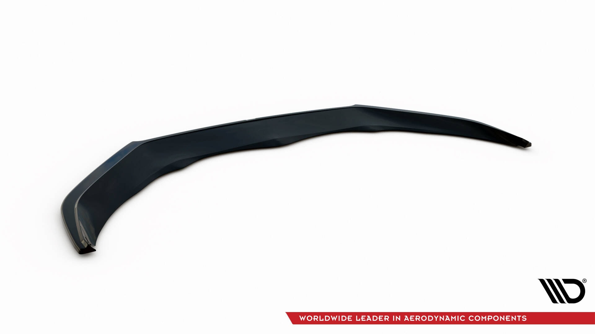 Maxton design gloss black front splitter for porsche panamera 971 gts - image 5