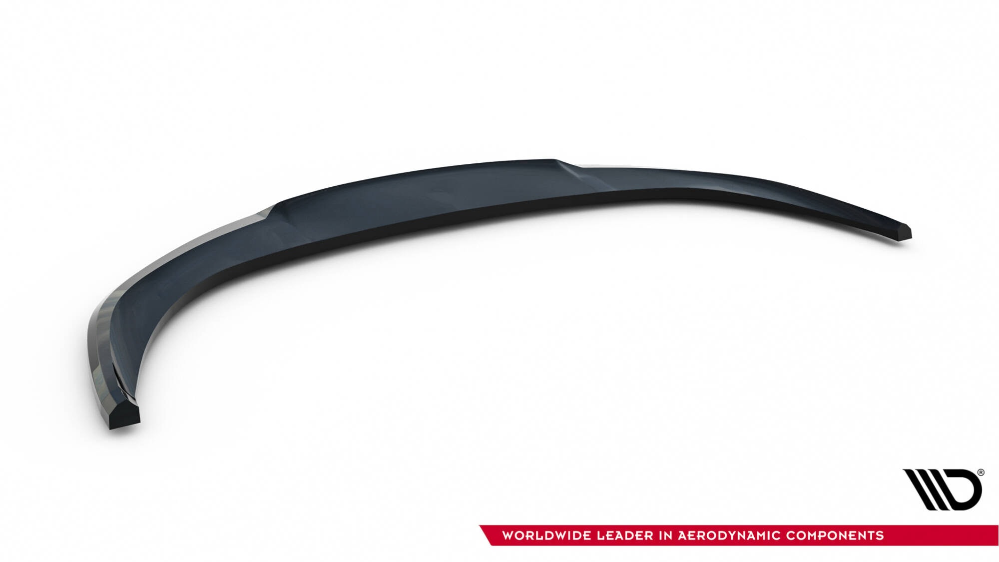 Maxton designg gloss black front splitter for porsche taycan 9j1 turbo s mk1 - image 5