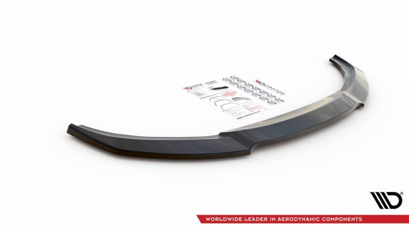 Maxton design gloss black front splitter v. 1 for bmw 1 series f20