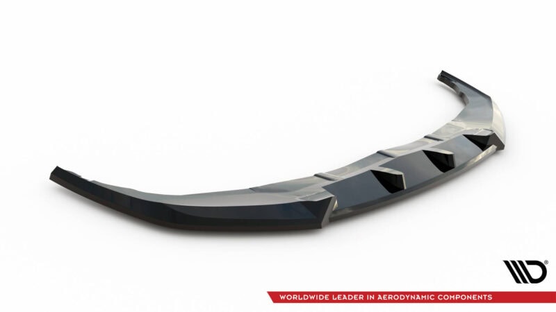 Maxton design gloss black front splitter v. 1 for bmw f40 m sport