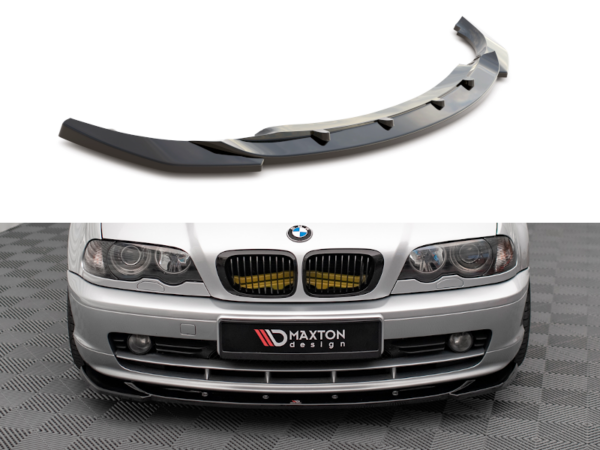 Alternative view of Maxton Design Gloss Black Front Splitter V.1 For BMW 3 Series E46