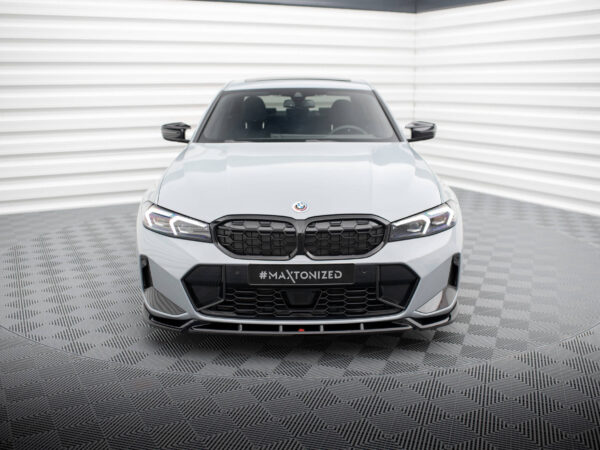 Alternative view of Maxton Design Gloss Black Front Splitter V.1 For BMW 3 Series G20 G21M340i M Sport LCI