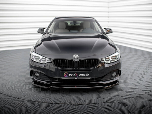 Alternative view of Maxton Design Gloss Black Front Splitter V.1 for BMW 4 Series F32 F36 F33