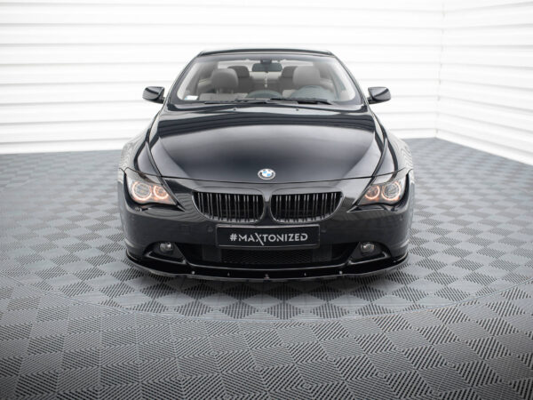 Alternative view of Maxton Design Gloss Black Front Splitter V.1 For BMW 6 Series E63 E64