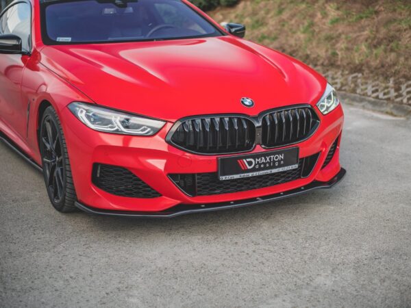 Alternative view of Maxton Design Gloss Black Front Splitter V.1 For BMW 8 Series G15 G16 Gran Coupe M Sport