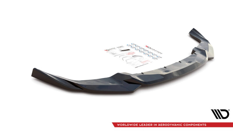 Maxton design gloss black front splitter v. 1 for bmw m2 competition f87