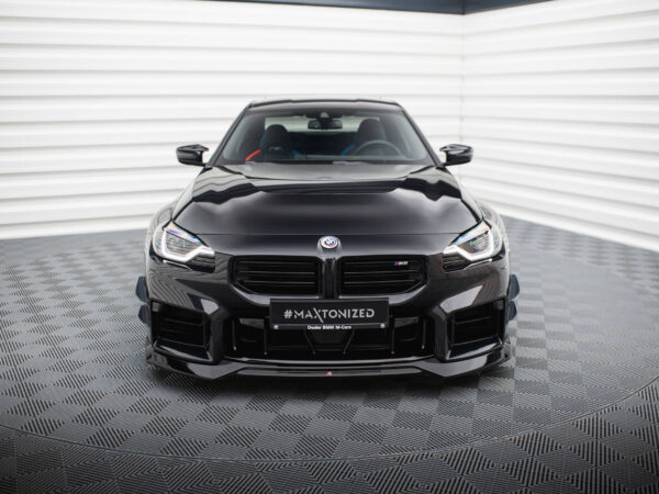 Alternative view of Maxton Design Gloss Black Front Splitter V.1 For BMW M2 Series G87