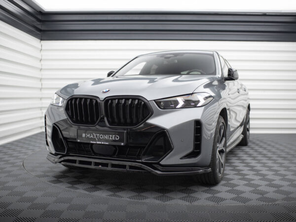 Pol po front splitter v 1 bmw x6 m pack g06 facelift 19677 3