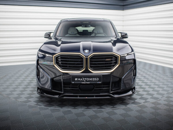 Alternative view of Maxton Design Gloss Black Front Splitter V.1 For BMW XM G09