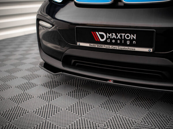 Alternative view of Maxton Design Gloss Black Front Splitter V.1 For BMW i3 LCI