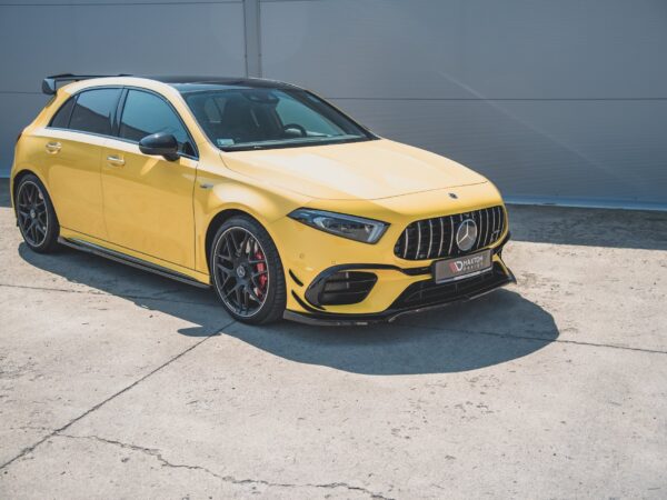 Alternative view of Maxton Design Gloss Black Front Splitter V.1 For Mercedes-Benz AMG A45 W177