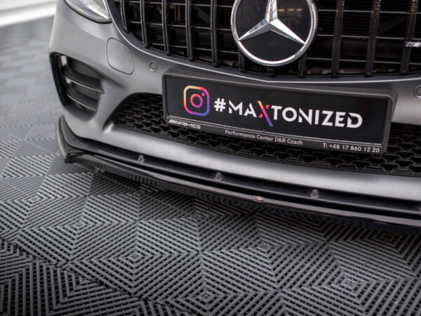 Pol po front splitter v 1 mercedes amg c43 coupe cabrio sedan estate c205 a205 w205 s205 facelift 19040 5
